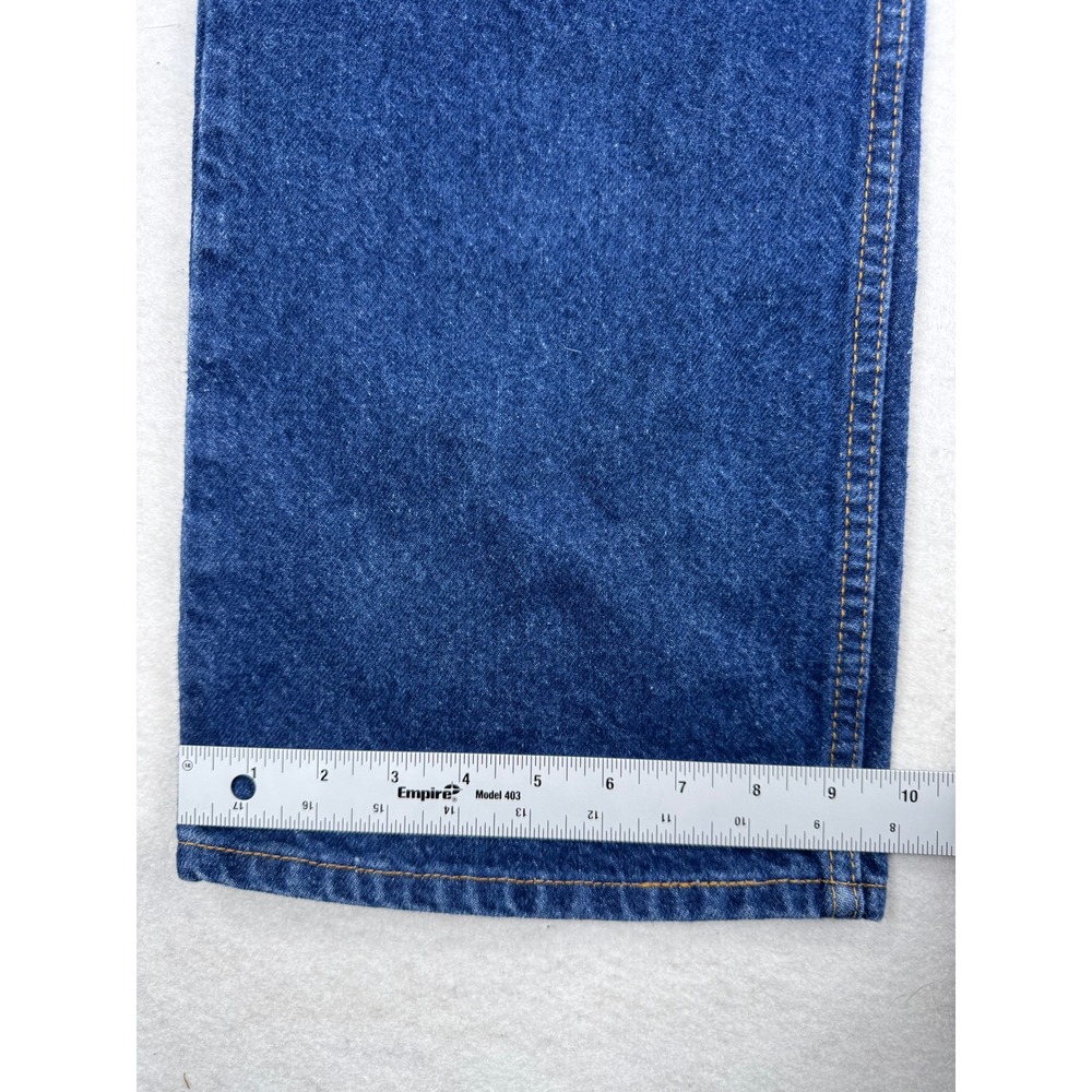 Vintage Levis 517 Orange Tab Mens 40x30 Bootcut Jeans USA Made Dark Wash Denim - Picture 10 of 15